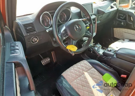 2016 Mercedes-Benz G 63 Amg z USA, uszkodzony, nr VIN WDCYC7DF8GX249742